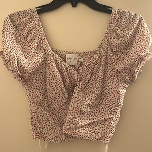 princess polly floral crop top